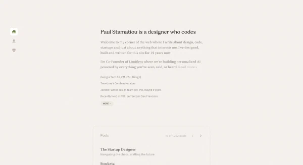 Paul Stamatiou