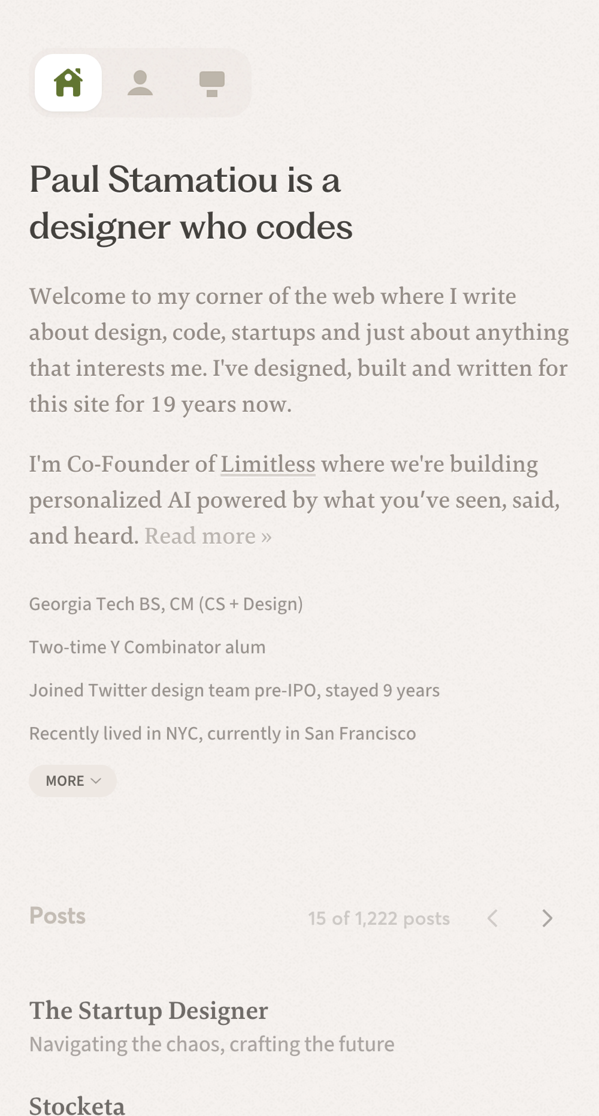 Paul Stamatiou (Mobile)