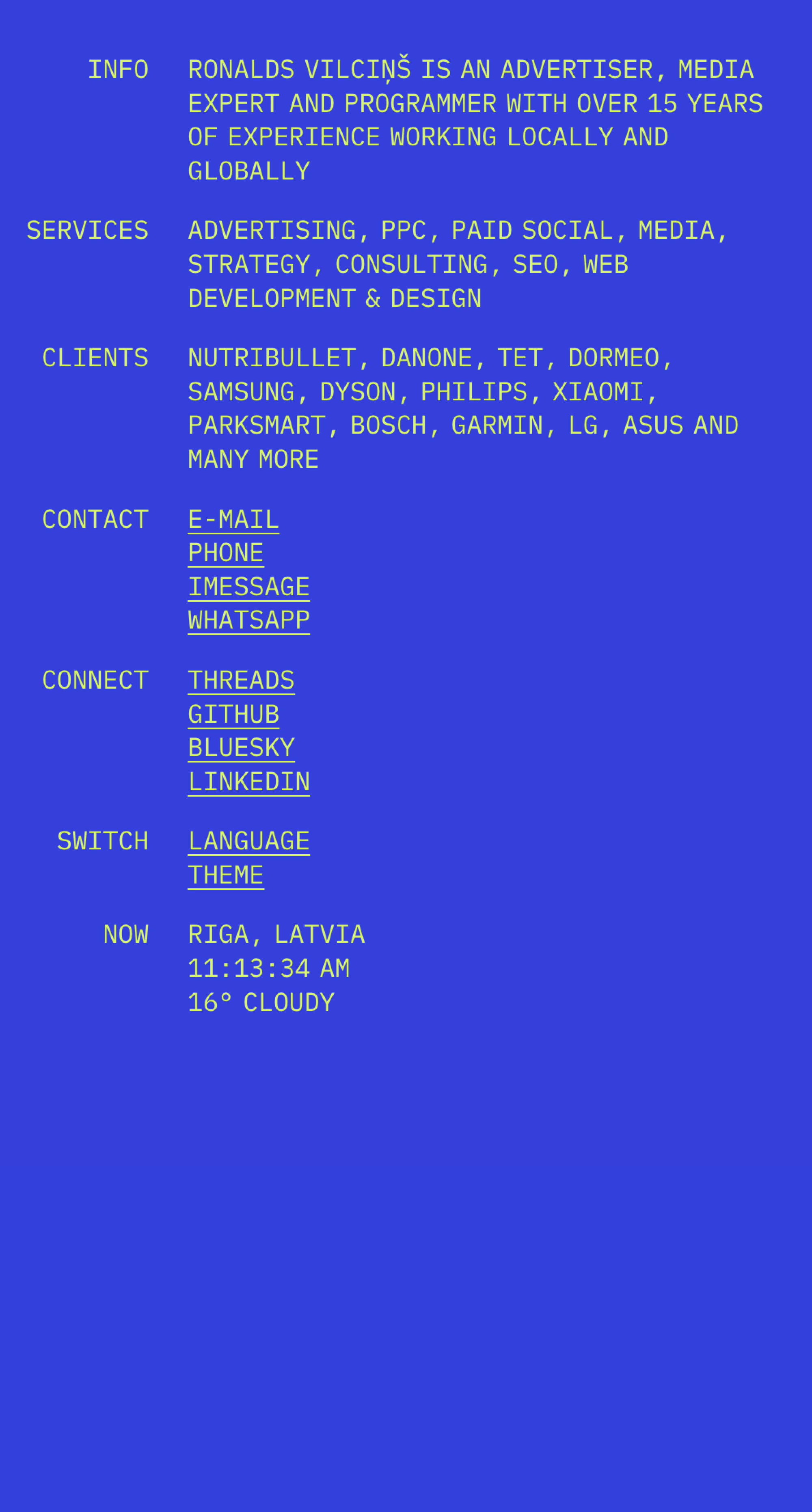 Ronalds Vilciņš (Mobile)